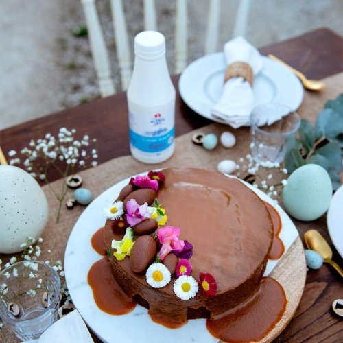 Gâteau chocolat caramel beurre salé