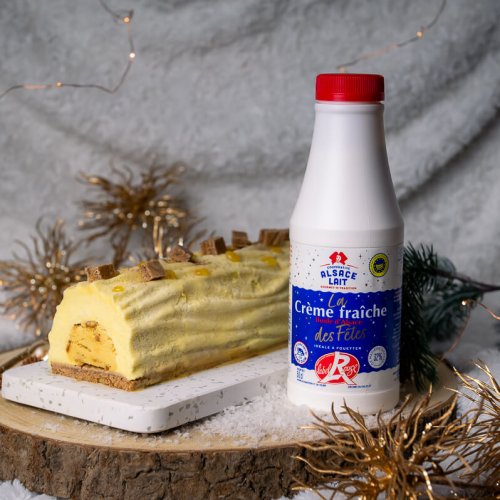 Bûche Vanille Caramel et Pain d’Épices