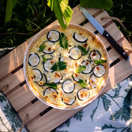 Quiche Courgettes Feta