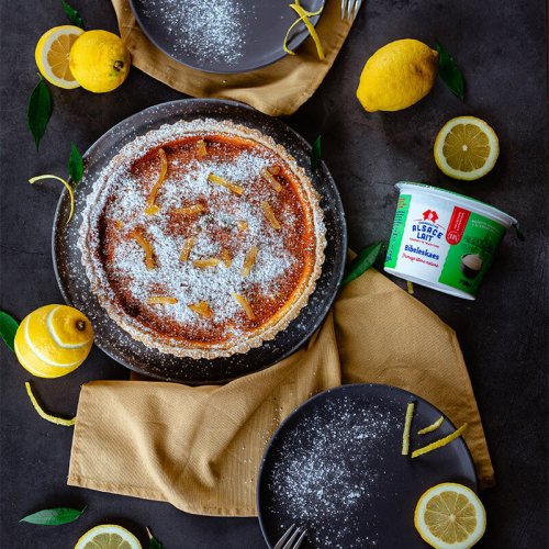 Tarte au fromage blanc citronnée