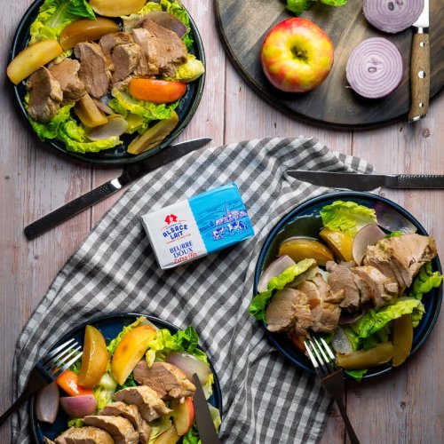 FILET DE PORC ET POMMES CARAMELISÉES