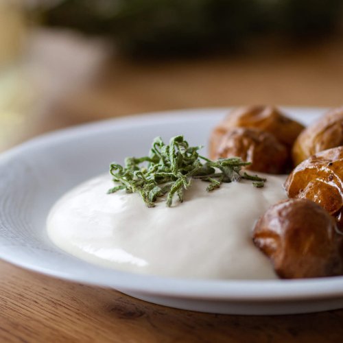 Pomme de Terre et Bibeleskaes en Espuma
