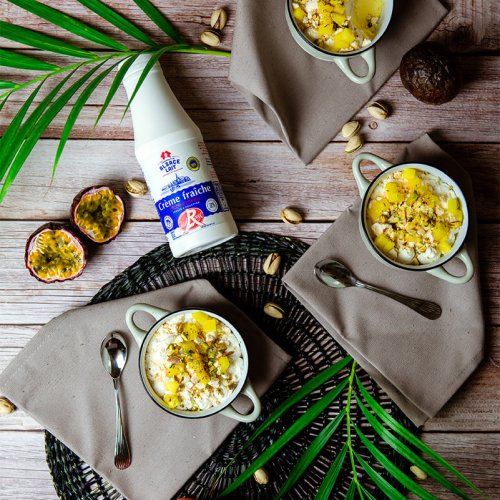 Vacherin mangue passion pistache