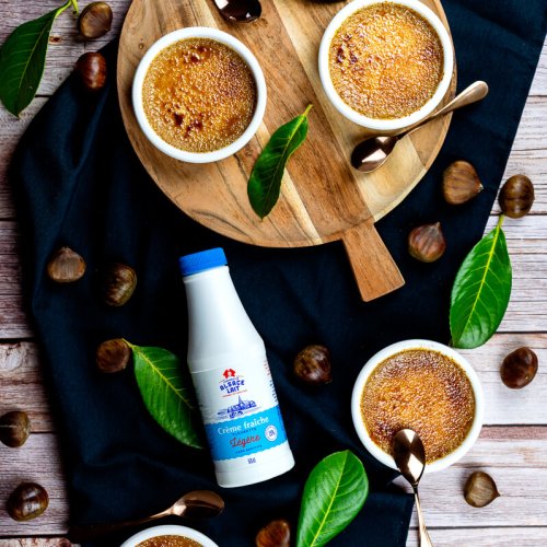 Crème brûlée à la crème de marrons