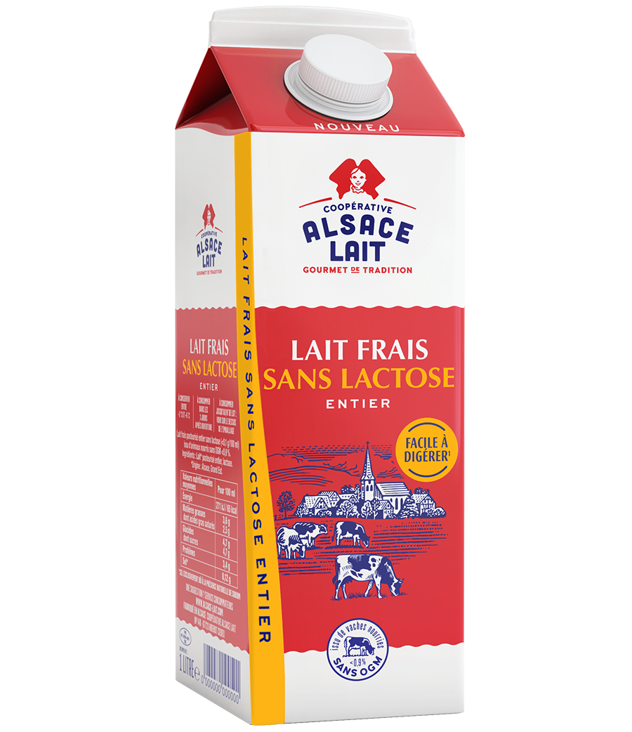 Lait frais entier pasteurisé